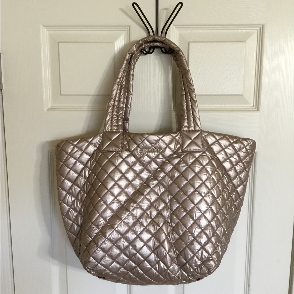 MZ Wallace medium metro tote bag gold rose